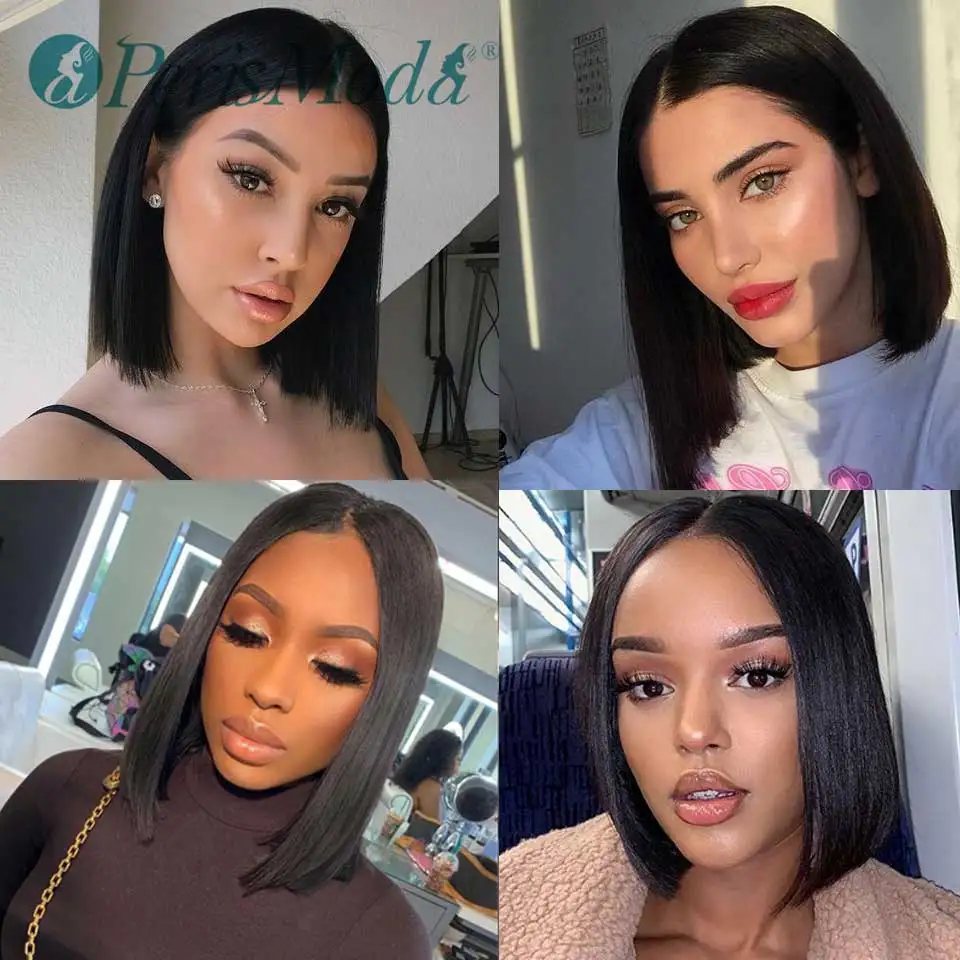 

Synthetic Lace Front Wig 12 14 16 Inch Straight Bob Hair Wig for Women PerisModa Heat Resistant Free Shipping Synthetic Hair Wig