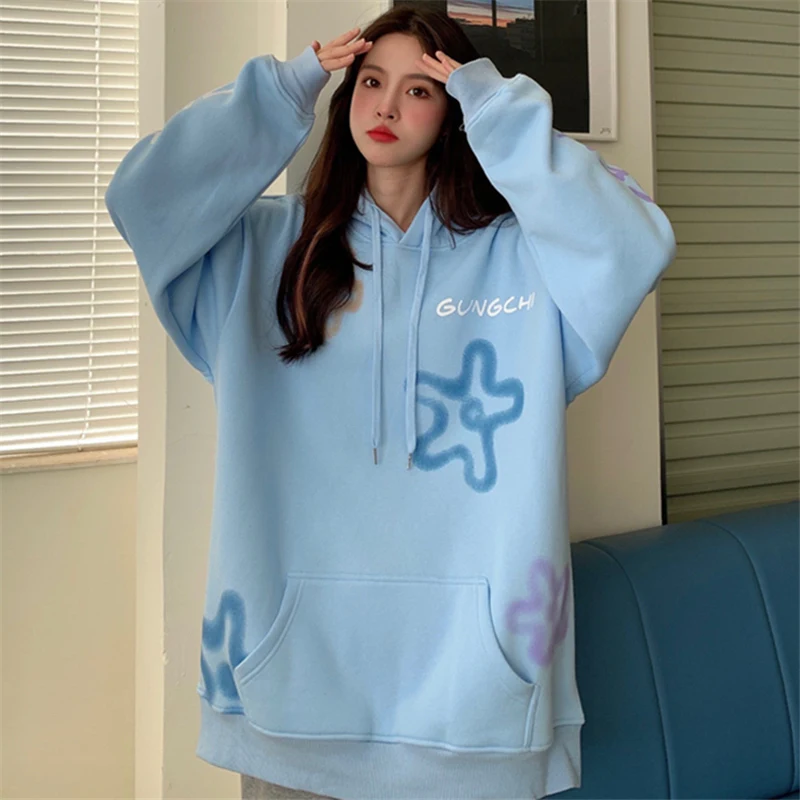 

Hong Kong Style Fried Street Chic Sweater Women's Autumn and Winter Ins Trendy Loose Korean Style Boyfriend Idle Style