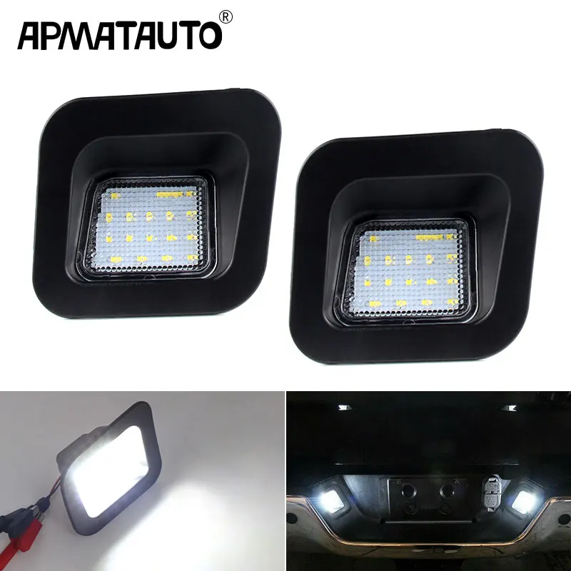 2Pcs Canbus Error Free LED Rear Number License Plate Lights For Dodge Ram 1500 2500 3500 2003-2018 Ram 1500 Classic 2019-2020