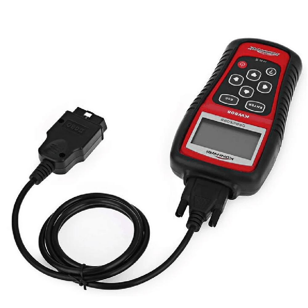 KONNWEI KW808 Профессиональный OBDII/EOBD автомобильный считыватель кодов и автоматический сканер автомобильный декодер обнаружения диагностический инструмент сканирования