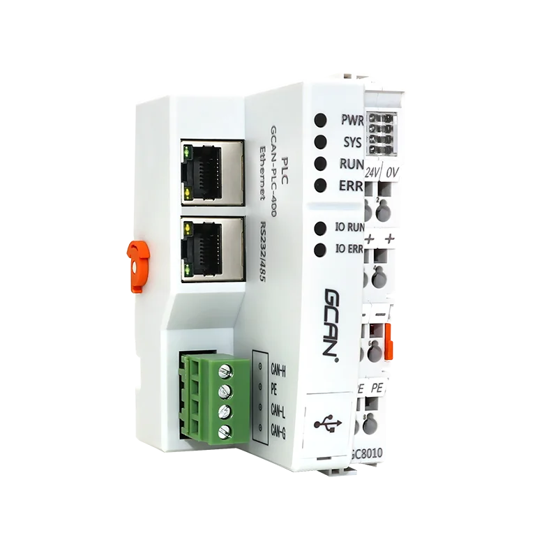 

GCAN-PLC Программируемый логический контроллер ПЛК Programmable Logic Controller Support CANopen / J1939 / Modbus TCP / RTU