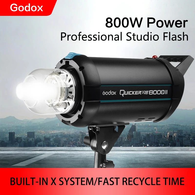 

Godox Quicker 400DII 600DII 800DII 1200DII 2.4G Wireless Photo Studio Strobe Flash Light for Wedding Advertisement Photography