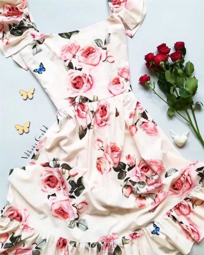 Женское платье с цветочным принтом PPXX летние деловые вечерние платья для мамы и