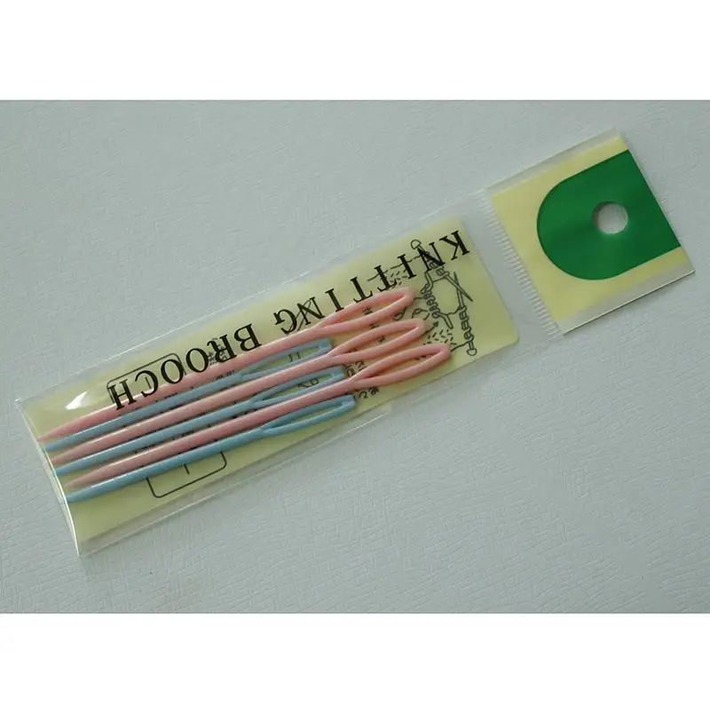 6PCS 7/9cm Cross Stitch Knit Needles Plastic Safe Suture Needle Weave Education Training Sewing Knitting | Дом и сад