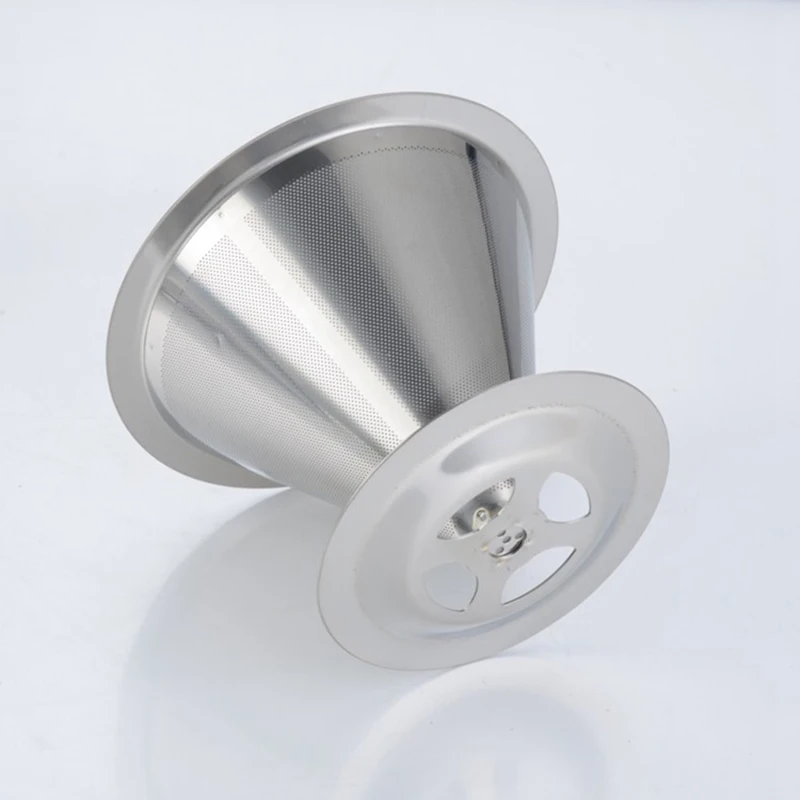 Двухслойный кофейный фильтр 304 из нержавеющей стали держатель для кофе Налейте