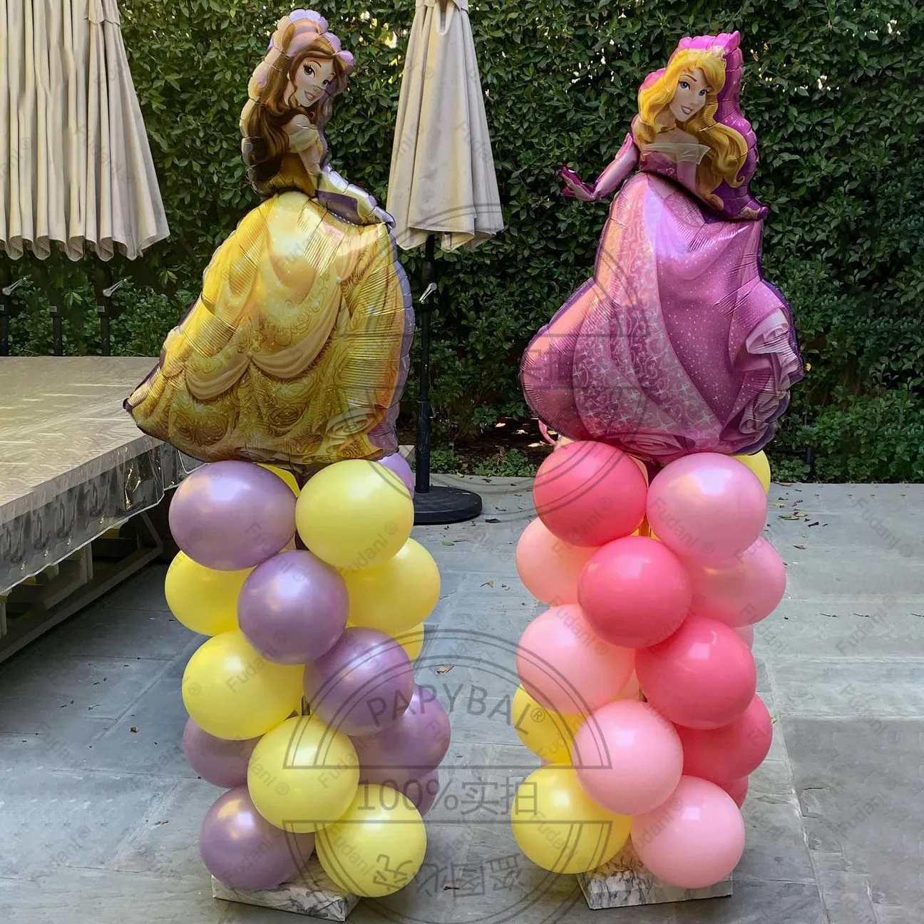 

1Set Disney Princess Theme Balloons Garland Arch Kit For Kids Birthday Party Decors Multi Color Latex Balloons Inflatable Globos