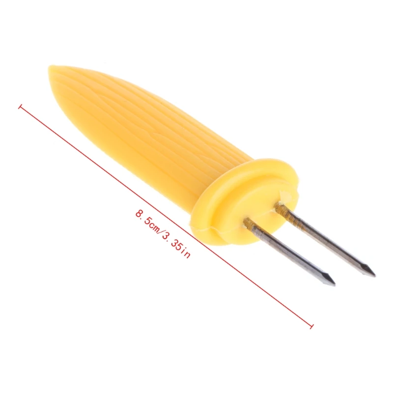 Нержавеющая сталь Кукуруза в початках держатели шампуры вилки барбекю Еда