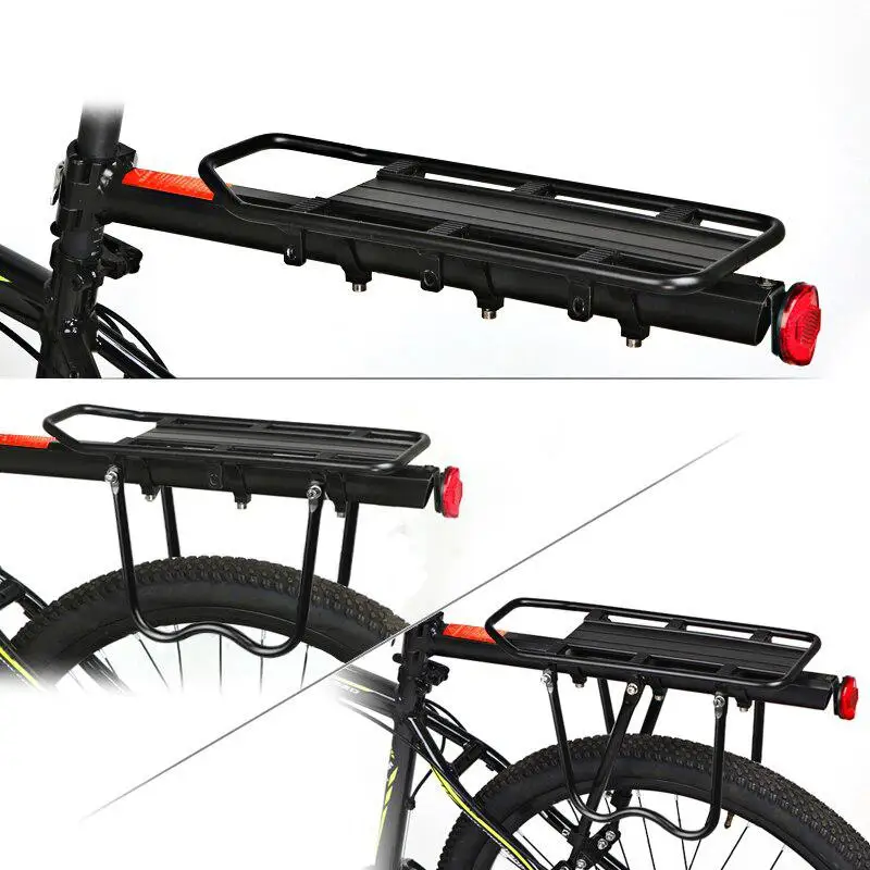 HiMISS Bicycle Touring Carrier Rack Adjustable Frame-Mounted for Heavier Top and Side Loads Black High Quality Accessories | Спорт и
