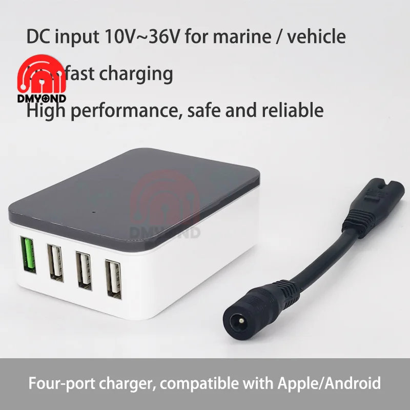 Понижающий модуль питания с зарядным устройством USB 50 Вт 12 В 24 36 в 5 А QC2.0 QC3.0 FCP SCP 4USB