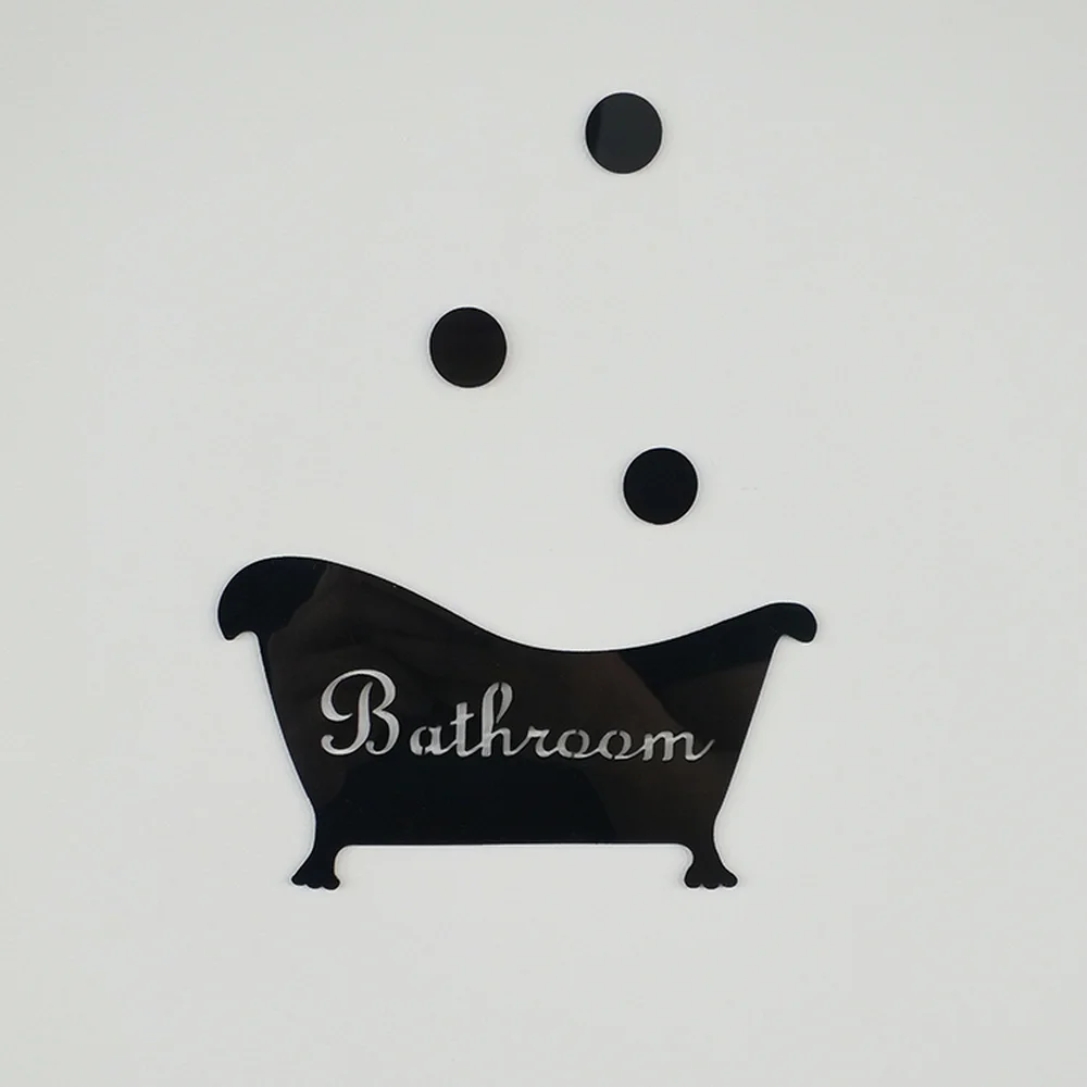 Креативная зеркальная настенная 3D наклейка забавная входная дверь детская