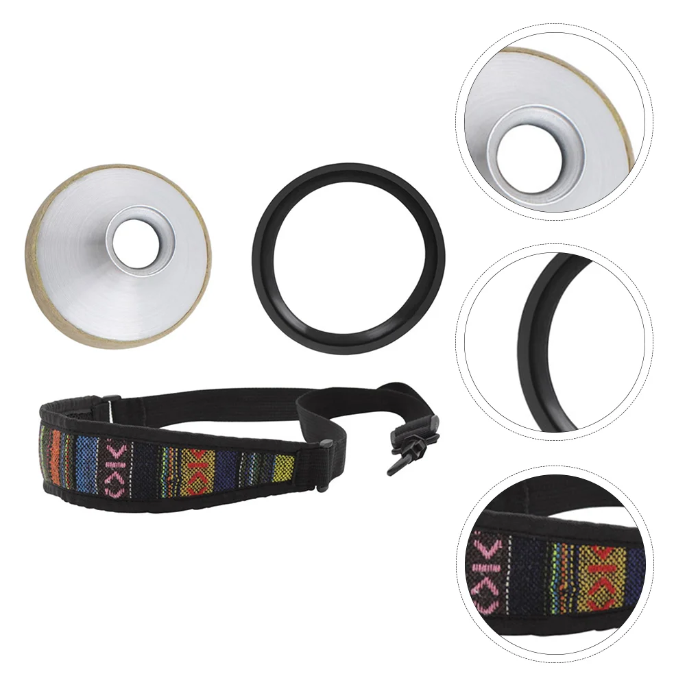 

1 Set Saxophone Ethnic Neckband Silencer Ring Mute Saxophone Accessories (Assorted Color)