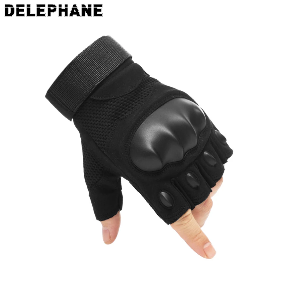 Прочные тактические перчатки на кулаках военные с полупальцами для женщин и