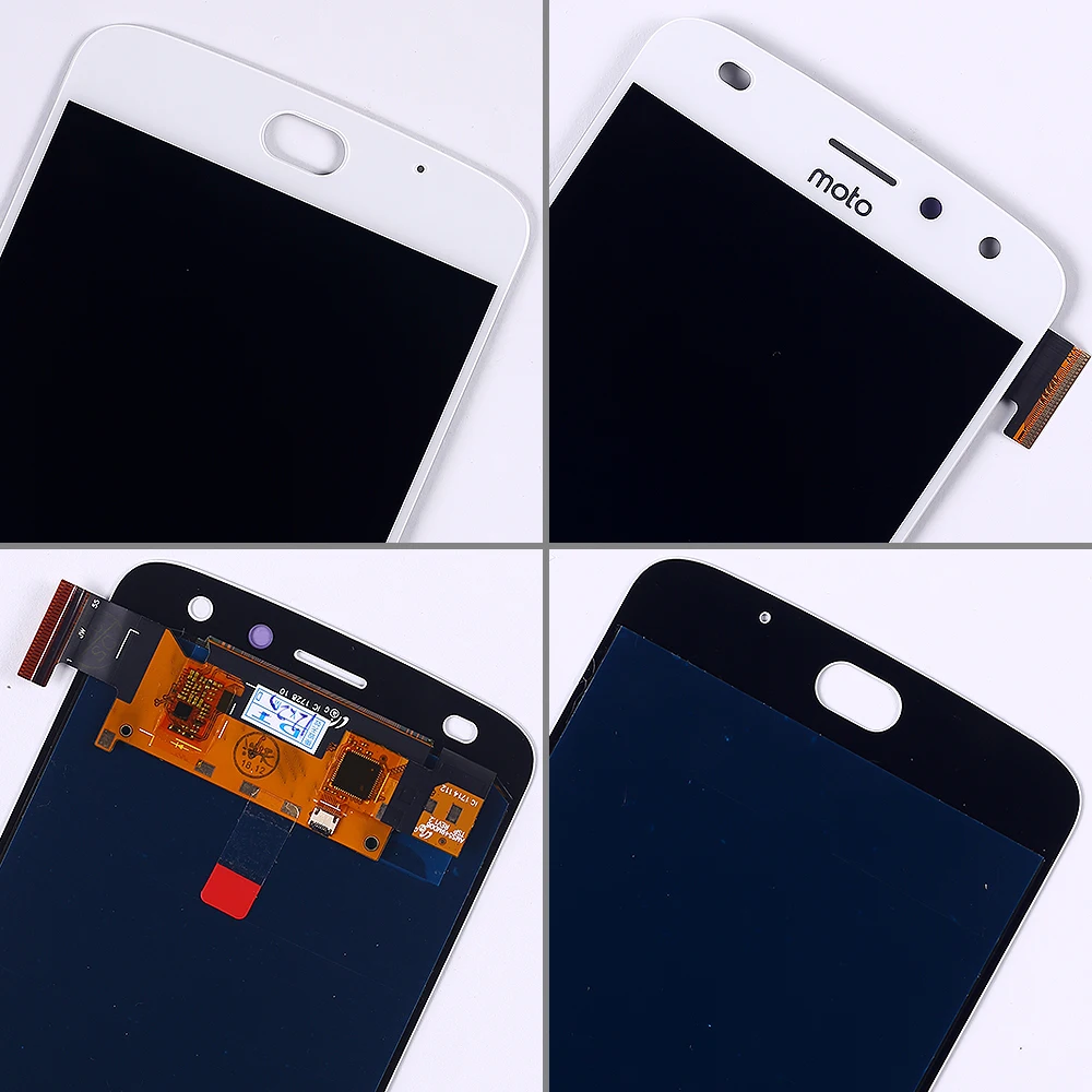 Моторола AMOLED ЖК-дисплей для Moto Z2 Play 5,5 дюйма 1920*1080 Сенсорный экран Сборка дигитайзера Бесплатное закаленное стекло