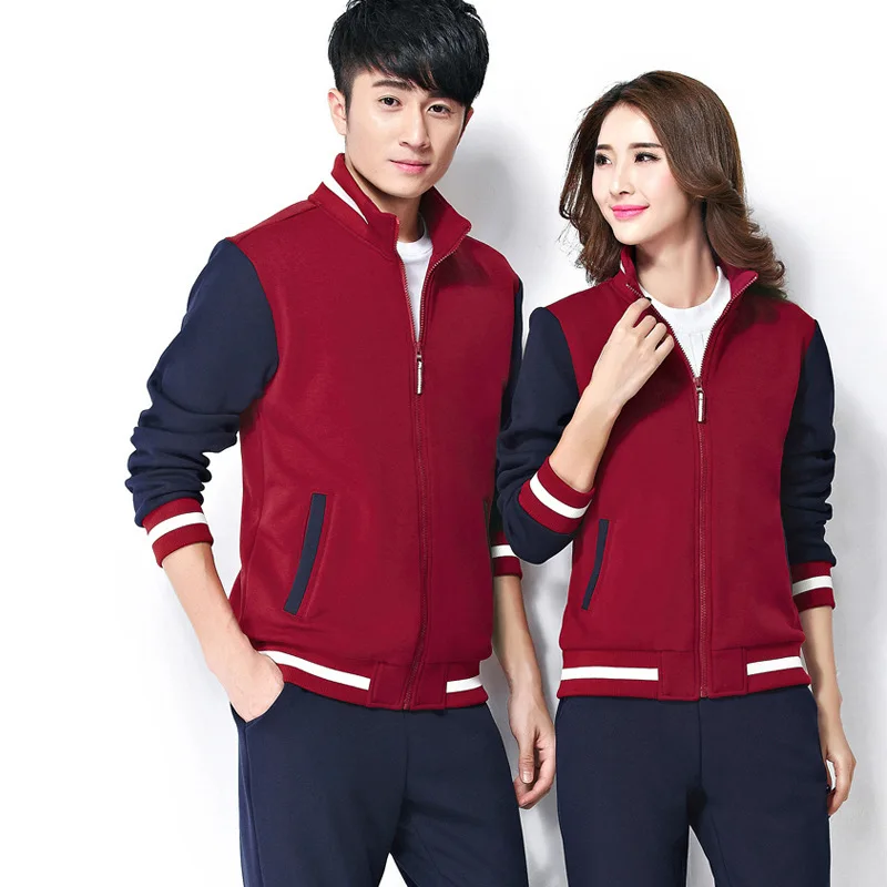 

Spring Women Men Sportswear Tracksuit Loose Zip Up Jacket Sweatshirt+pant Running Jogger Fitness Leisure Workout Set Sport Suit