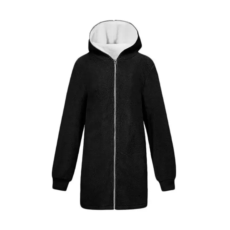 

Women Warm Winter Coat Women Jacket Long Hooded Neck Casual Zipper Ladies Coats Woman Clothing Outwear Wholesale W2