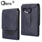 Универсальная поясная сумка 6,0 дюйма, 6,5 дюйма, с зажимом для ремня, чехол из искусственной кожи для бега, спортивная сумка для телефона Samsung для Iphone