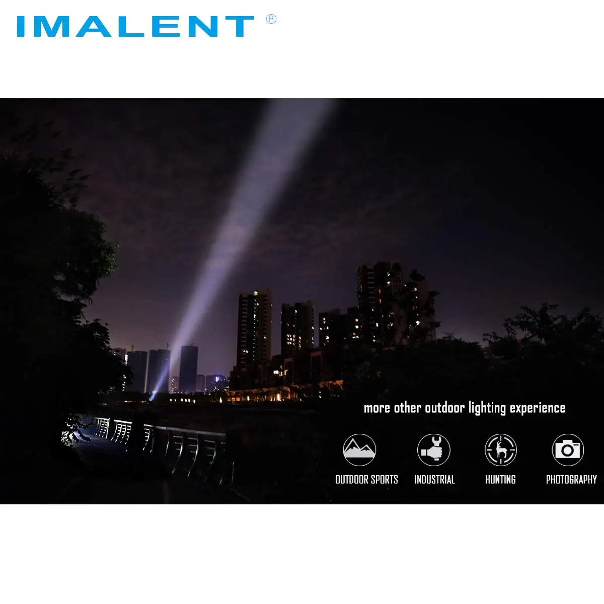 IMALENT R90TS 18x XHP35 HI 36000 люменов 1750 метров светодиодный светильник-вспышка наружный поисковый светильник для кемпинга охотничий фонарь Портативный