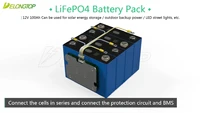 lithium ion lifepo4 car solar battery 12v 100ah battery can replace ship acid battery