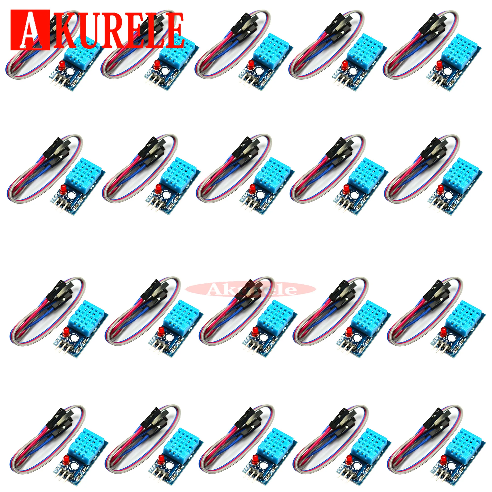 Цифровой датчик температуры и влажности DHT11 для arduino Raspberry Pi 2 3 50 шт. набор сделай