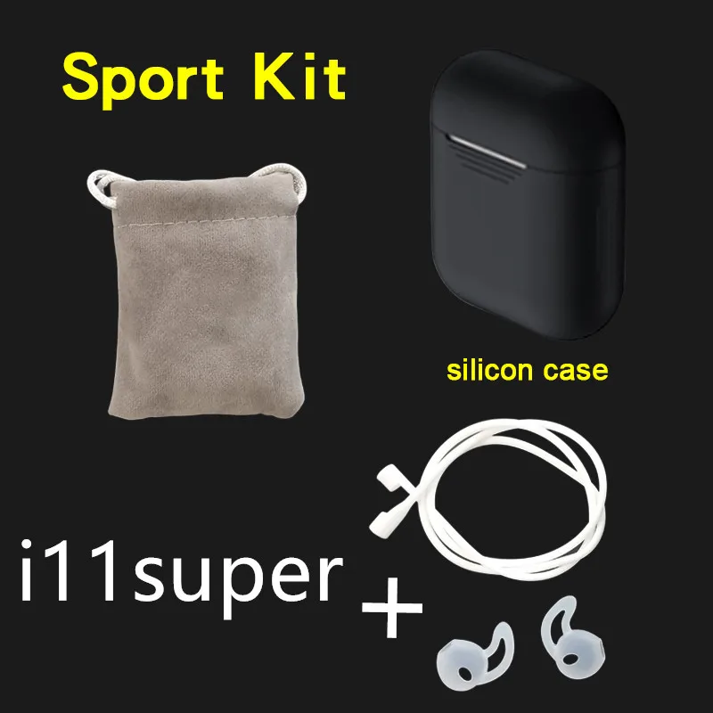 i11super kit I11 super TWS 1:1 PK W1 H1 чип беспроводные наушники Bluetooth наушники PK i20 i12 i10 i11 i9s i13 tws - Цвет: i11super kit