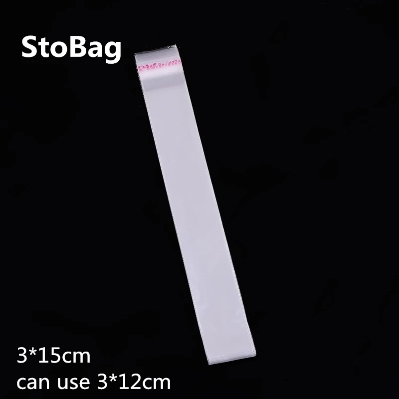 

Прозрачные самоклеящиеся пакеты StoBag 3x15 см 200 шт