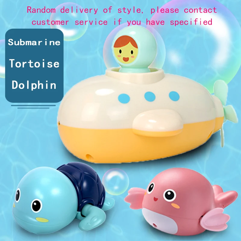 Kids Toy Shower Spray Sprinkler Sprinkling Swimming Water Pool Babys Bath Toys for Toddlers Girls Boys Wind Up Shark Rubber Duck