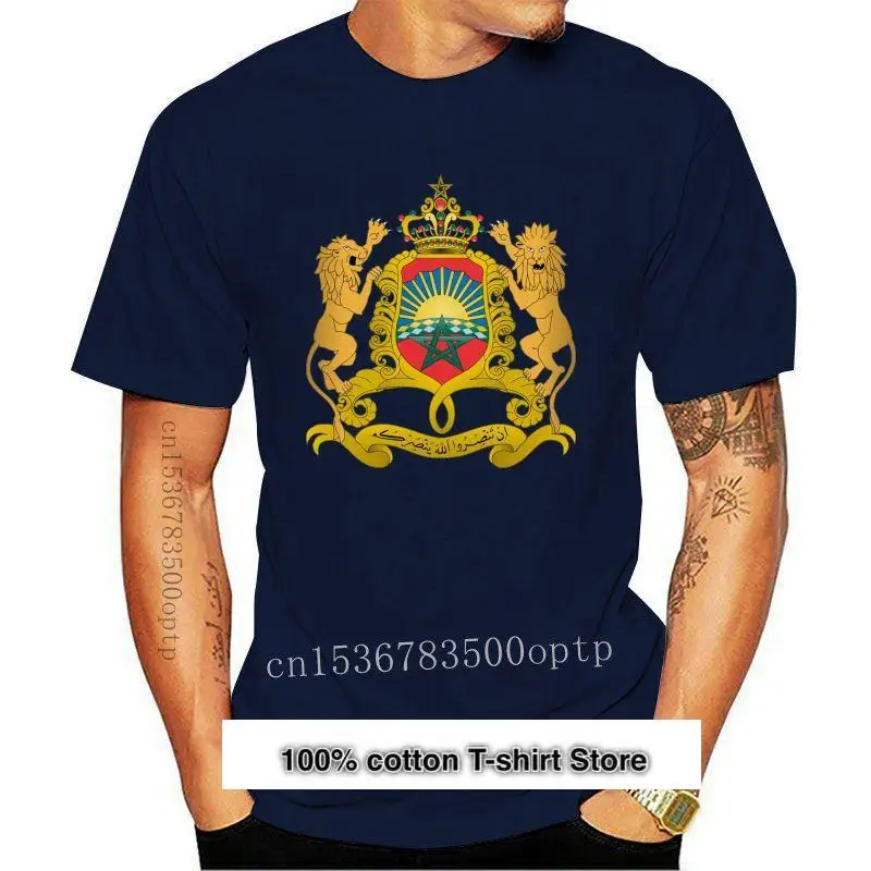 

Camiseta de dibujos animados de Marruecos, camisa con emblema nacional de Marruecos, camisa de película, novedad de verano