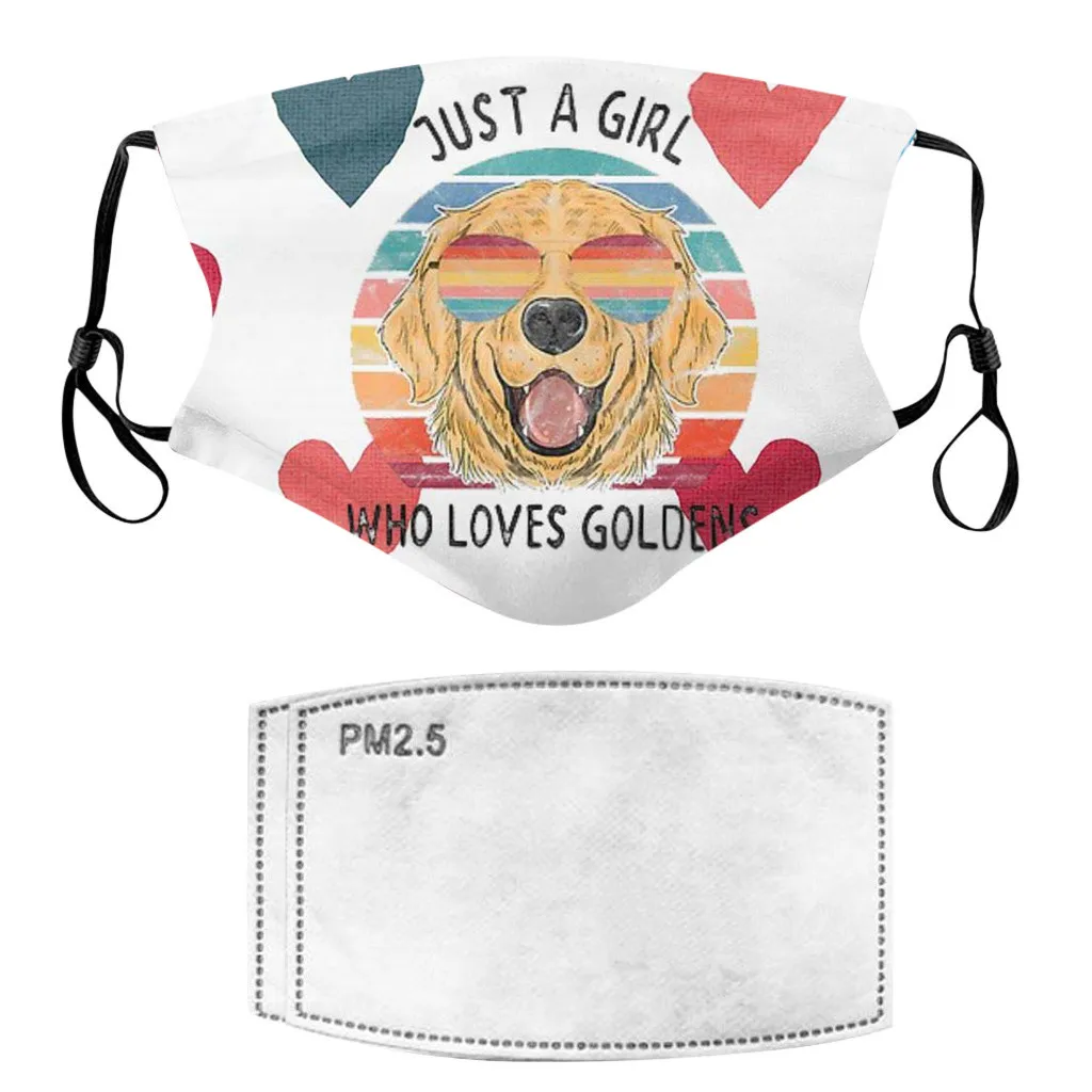 1PC Reusable Fabric Dust Masks Mouth Print Unisex Adult Washable Cartoon Mask Protective Face Anti with 2pc Filter | Аксессуары для