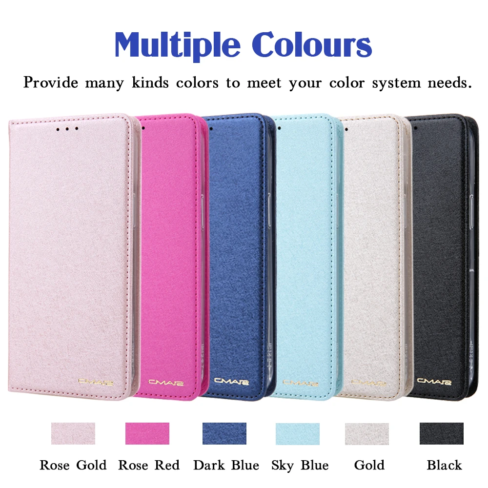 flip wallet case for samsung galaxy s21 s20 fe s10 s9 s8 note 10 9 8 ultra plus silk pattern leather card book phone bags cover free global shipping