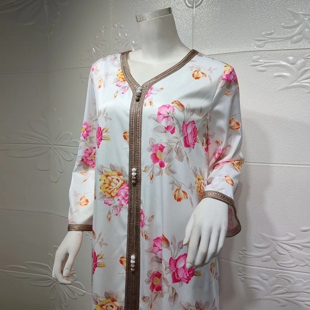 

Abaya Dubai Turkey Muslim Dress Islam Clothing Dresses Abayas For Women Vestidos Robe Longue Vetement Femme Musulman De Mode