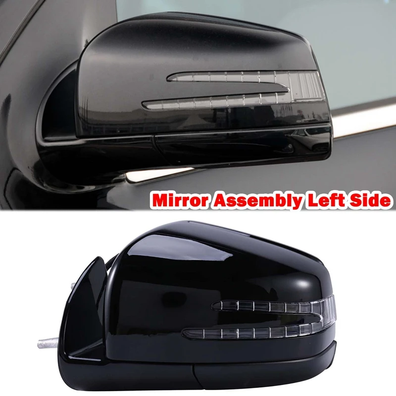 

for 2005-2011 Mercedes Benz W164 X164 ML GL Class Power Rear View Mirror Side Door Mirror Assembly Black