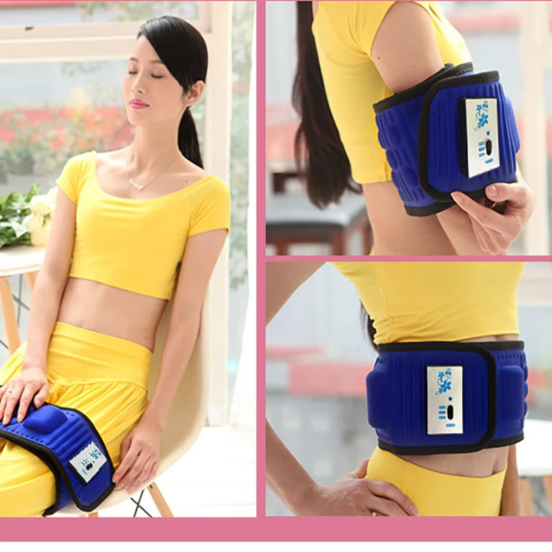 

Body Electric Abdominal Stimulator Body Vibrating Slimming Belt Abdominal Muscle Waist Training Device Massager Machine Burn Fat