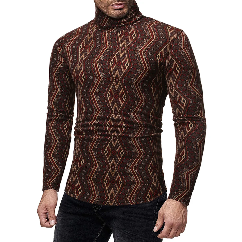 Мужской свитер Модный пуловер новинка Осень зима повседневный вязаный с длинным