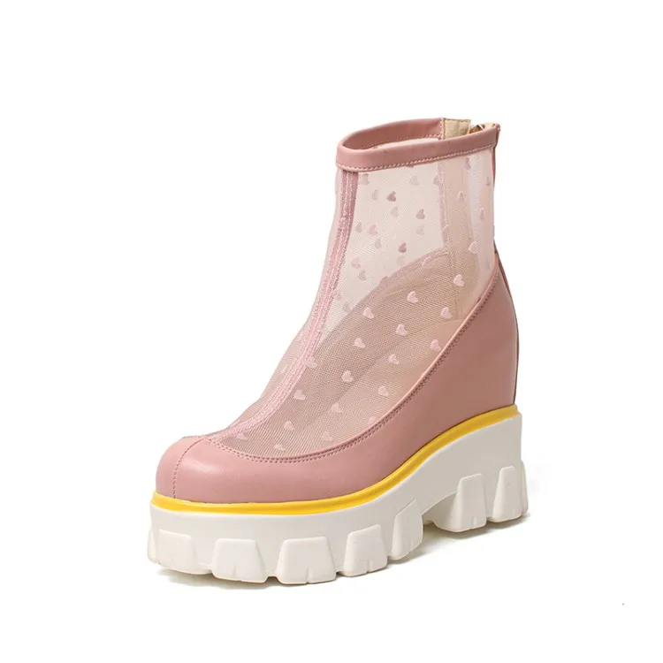 

women shoes 2021 patent leather platform Lace-Up shoes for women black white