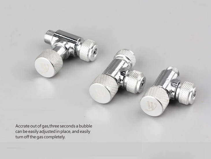 Аквариум CO2 diy части с регулятором Соленоидный клапан иглы Chek счетчик пузырьков