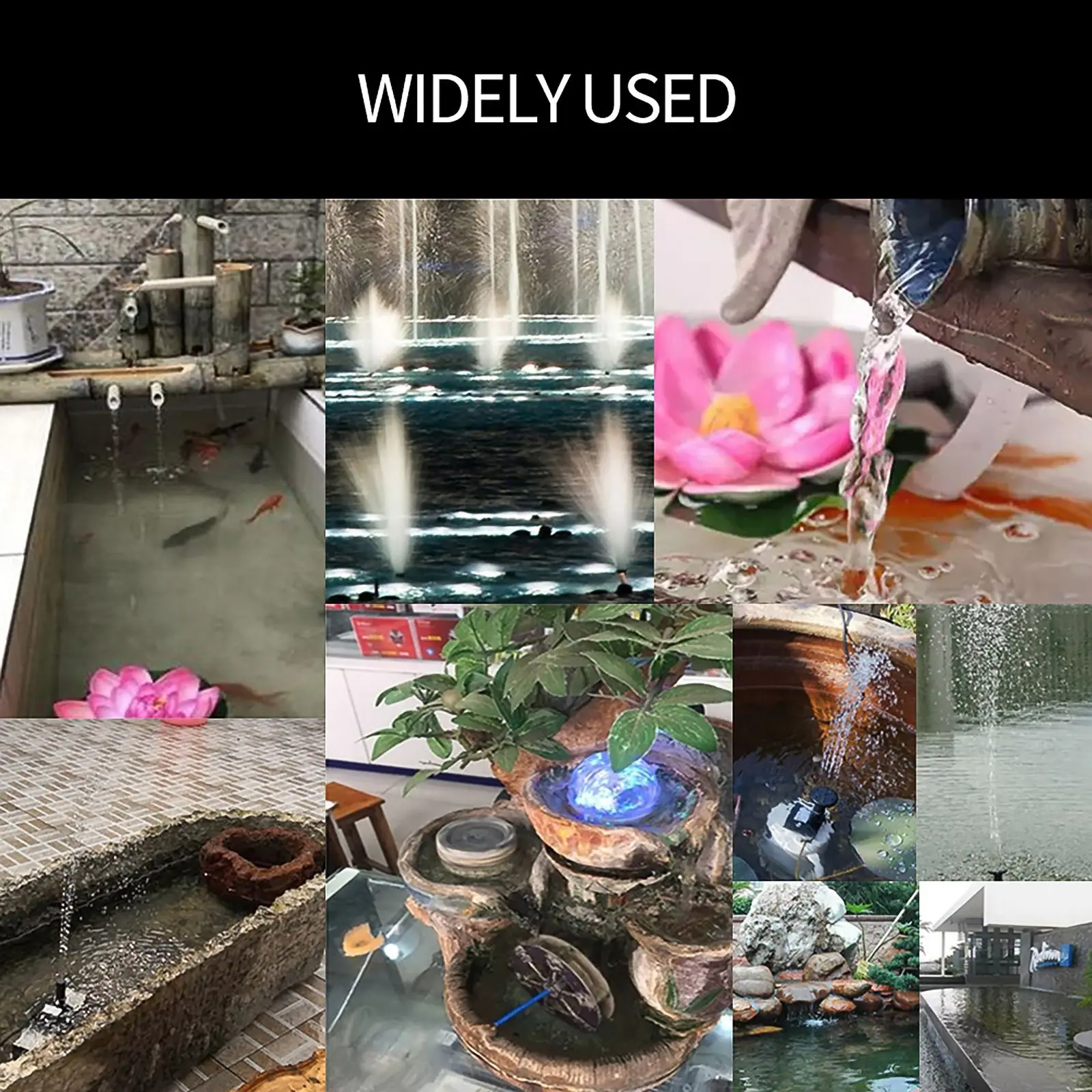 

New Solar Fountain Pump Solar Water Pump Floating Fountain For For Fish Tank Pond Garden Water Pump Decoration