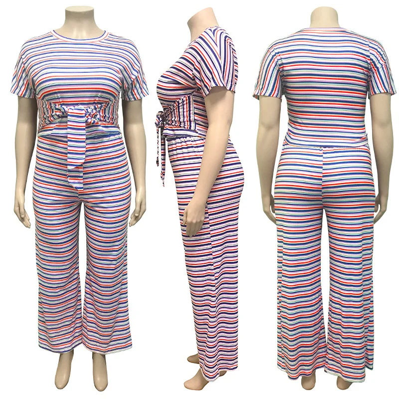

Comfortable Home Wear Women Plus Size Two Piece Sets Fashion Autumn Solid Pleated Sport Pants O-neck Long Sleeve Tees Tracksuits