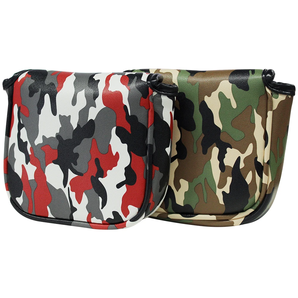 Чехол для клюшки гольфа из камуфляжной искусственной кожи с магнитной застежкой