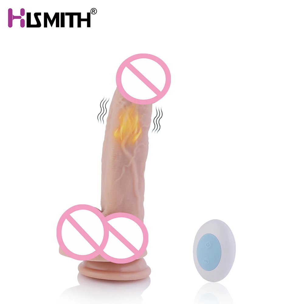 Hismith 7 87 &quotизогнутый силиконовый фаллоимитатор с вибрацией нагревательная
