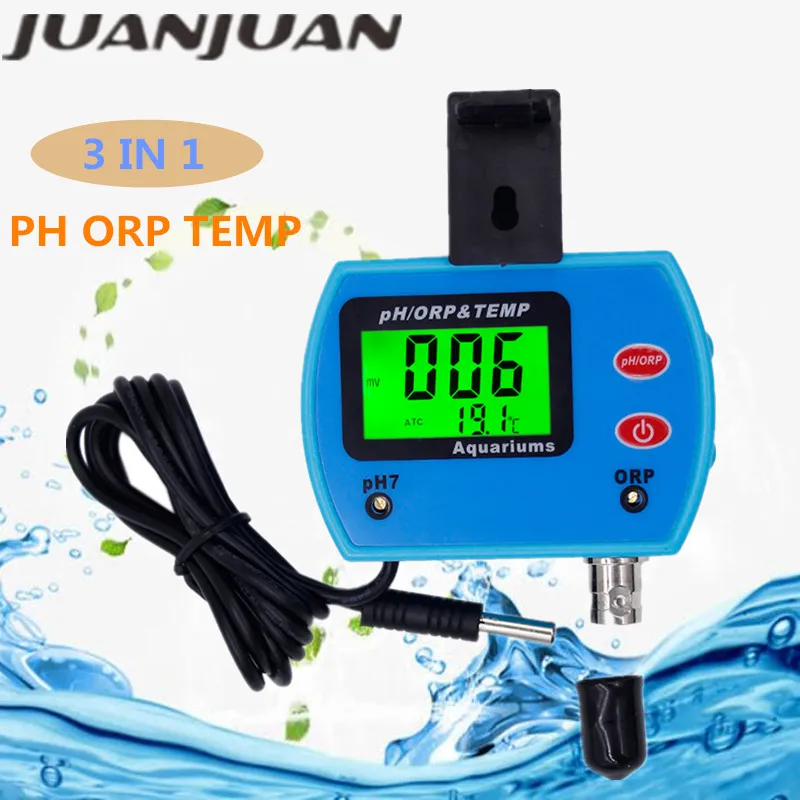 Онлайн мониторинг 3 в 1 рН ОРП измеритель температуры качества чистоты