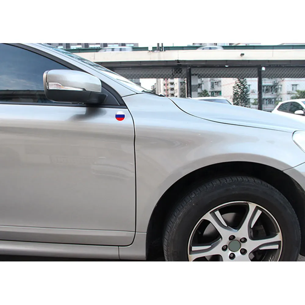 DSYCAR 1 шт. автомобильные Внешние аксессуары наклейка с российским флагом