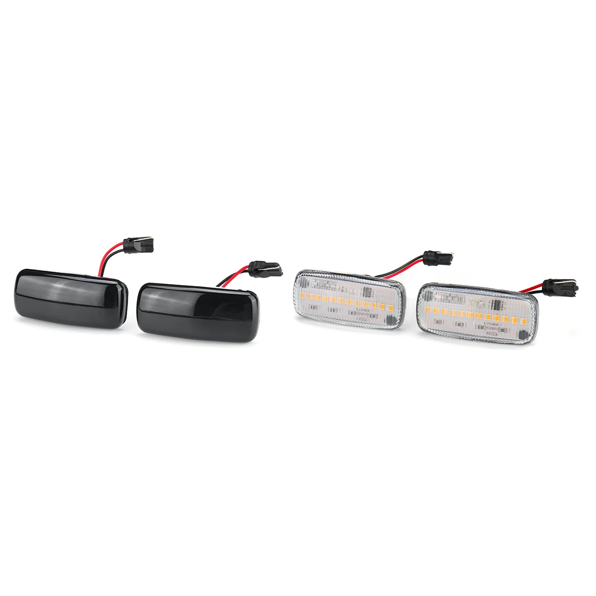 2pcs LED Turn Signal Light For Chrysler 200 300C Sebring for Dodge Caliber Nitro Lancia Flavia Jeep Compass Side Marker Lights | Автомобили