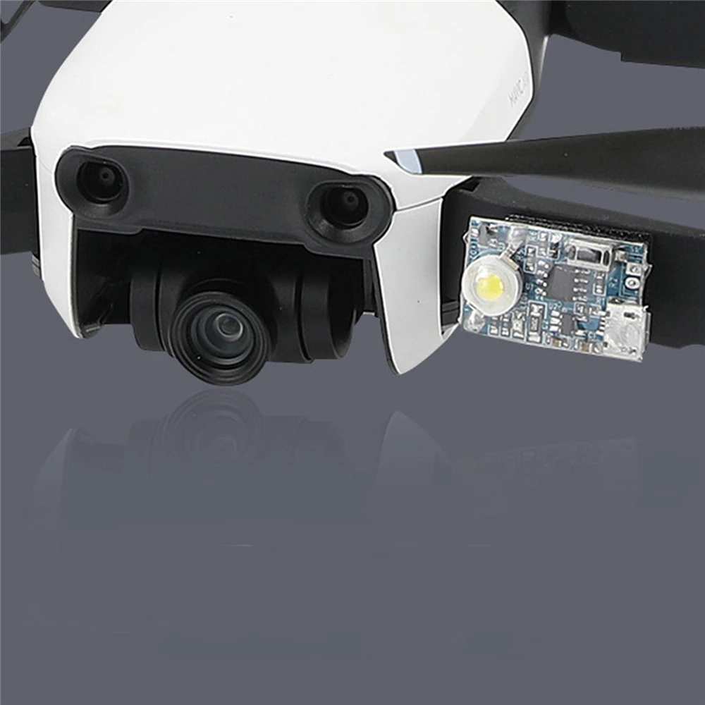 1 шт Мини Ночное F светильник вспышки мерцающий для DJI Mavic Pro Mini / Air 2 Фантом 4Pro Дрон