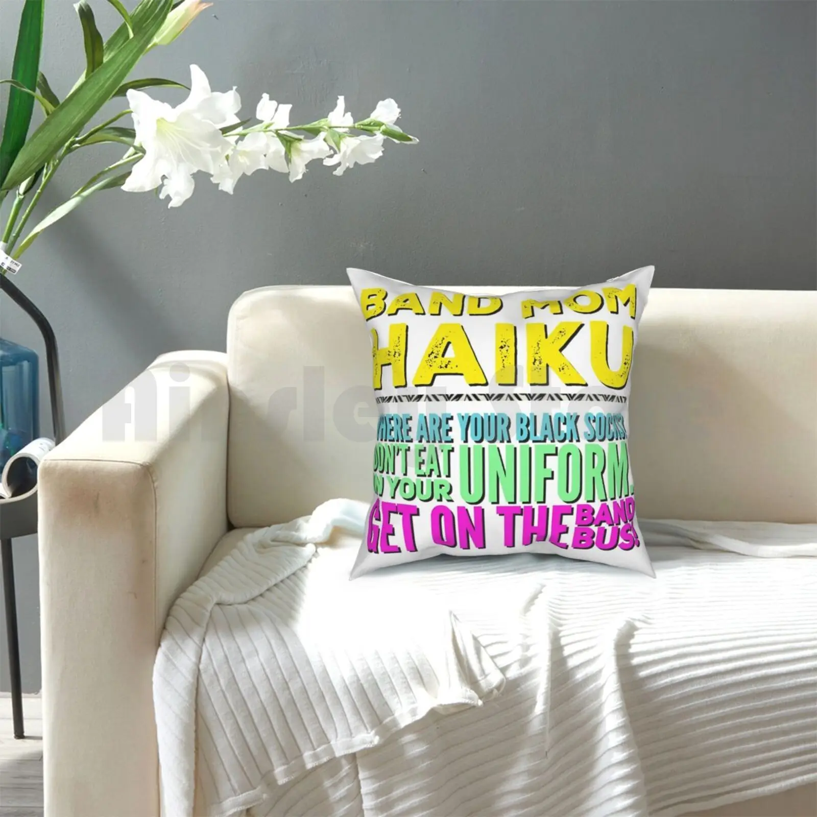 (Походная лента)-искусственная-подушка Haiku с фотографией