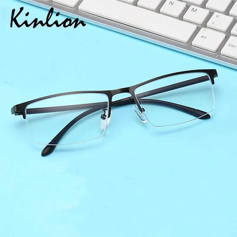 Металлические женские ретро очки для чтения Kinlion синий светильник