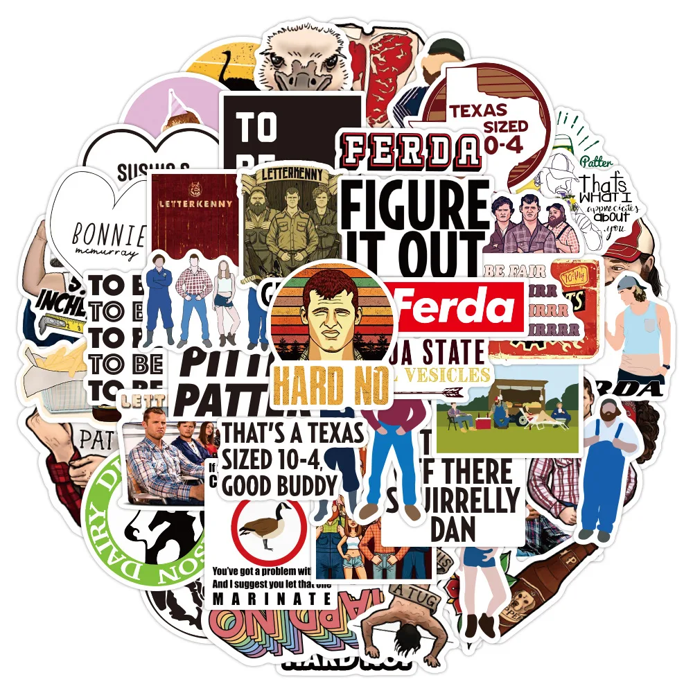 10/50 шт./компл. мультяшная комедия ТВ граффити наклейка на чехол чемодан скейтборд