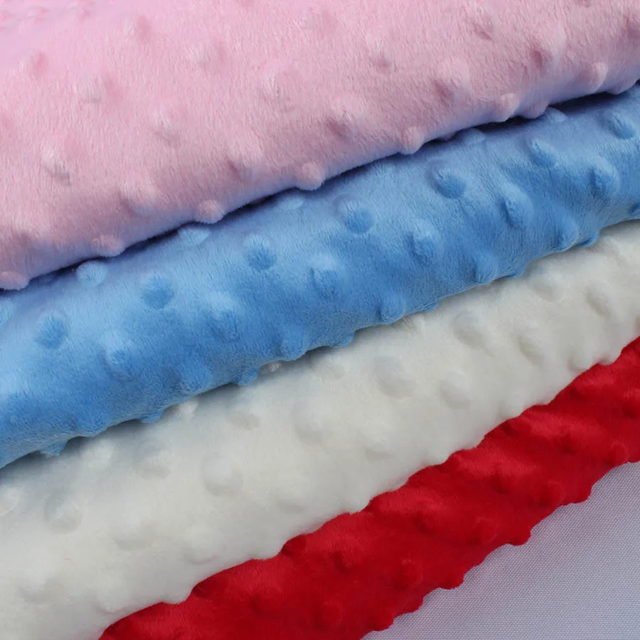 Ультрамягкая флис рельефные точки ткань постельные принадлежности Одеяло