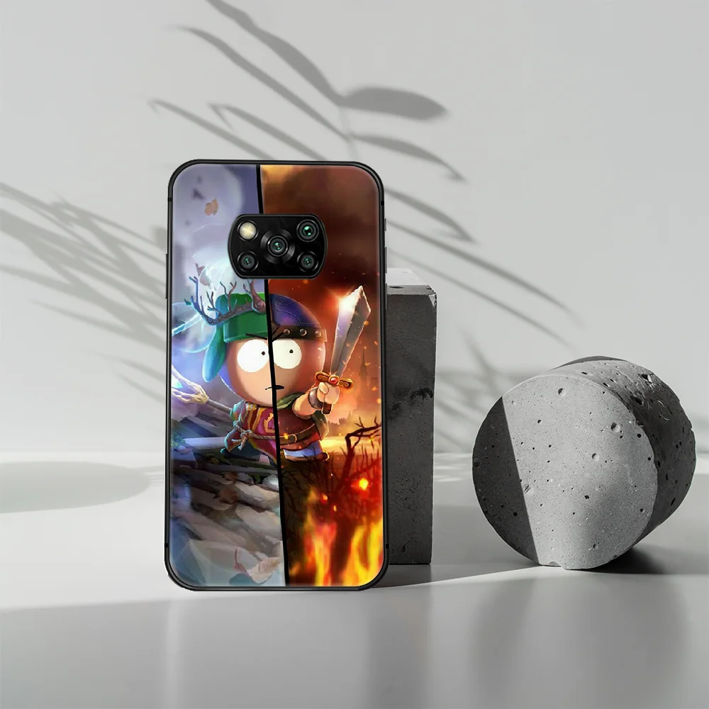 

South-Park Phone case Cover Hull For Xiaomi Mi A2 A3 8 9 9T Note 10 Se Lite Pro black Hoesjes Luxury Etui Tpu Cell 3D Coque
