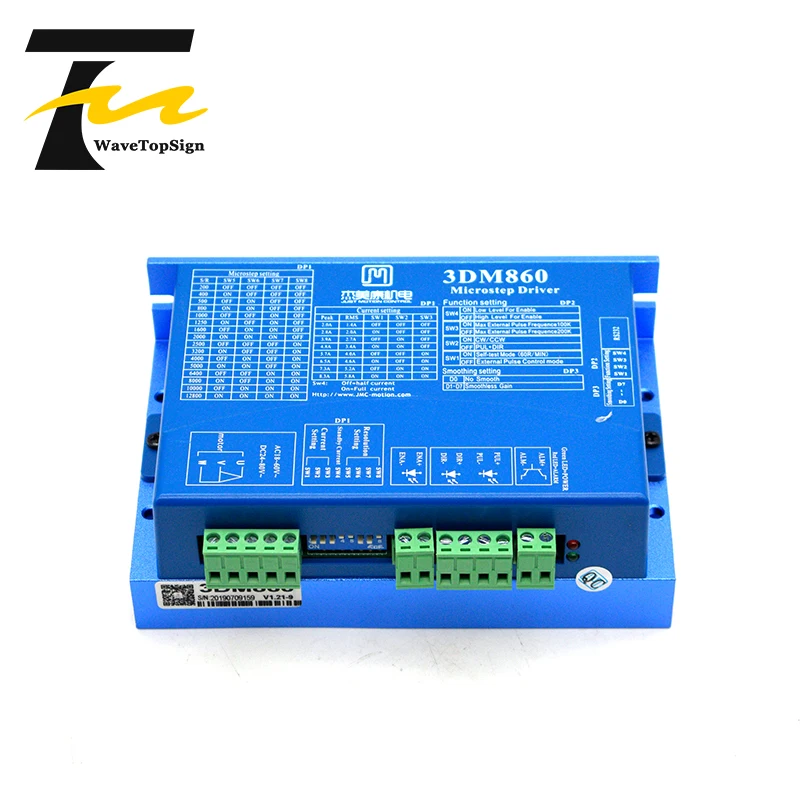 JMC 3 фазный драйвер шагового двигателя 3DM860 входное напряжение 24 ~ 80VAC 30 100VDC 7.5A матч