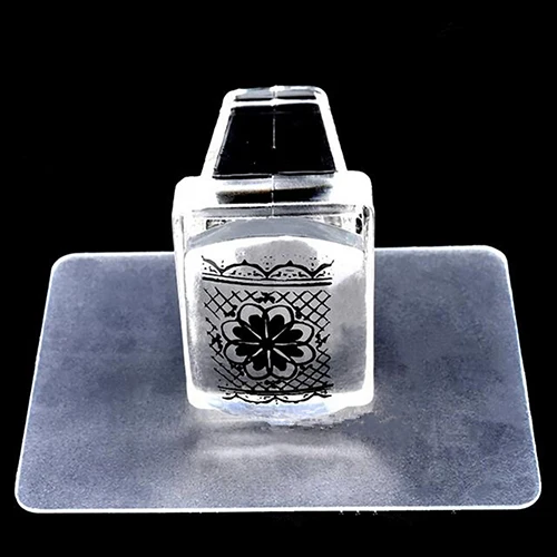 Горячее предложение 2 шт./компл. желе силикон для дизайна ногтей стемпер скребок